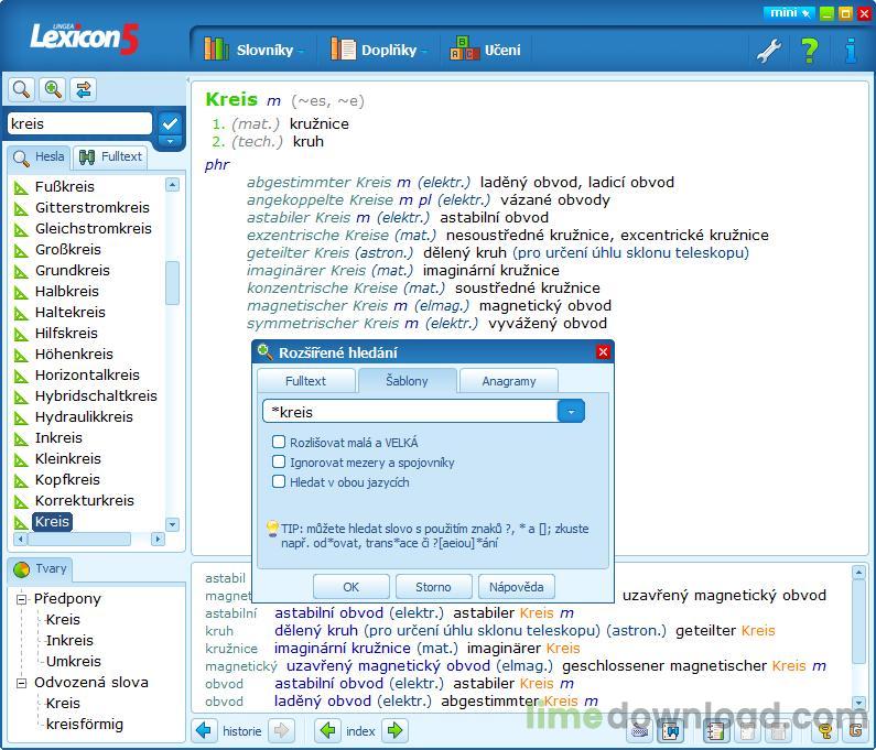 Lexicon 7 Německý technický slovník