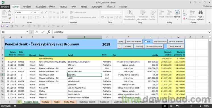 JUNO - Jednoduché účetnictví neziskových organizací
