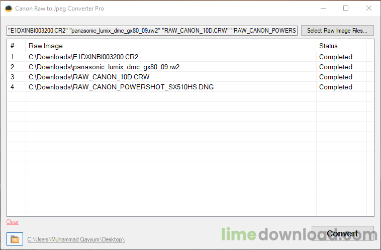 Canon Raw to Jpeg Converter