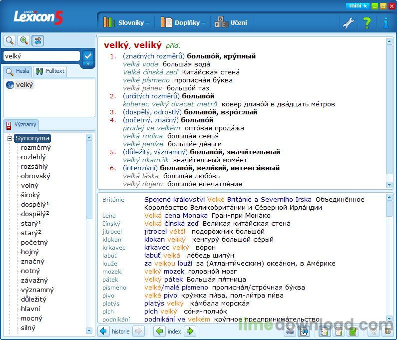 Lexicon 7 Ruský velký slovník