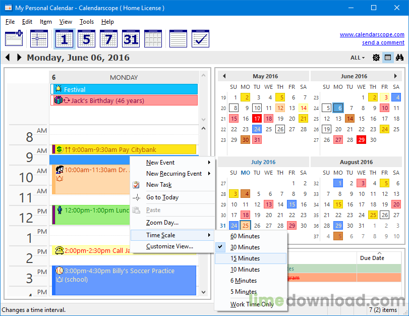 Calendarscope