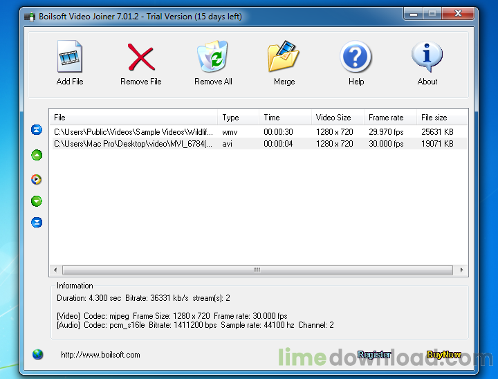 Boilsoft Video Joiner