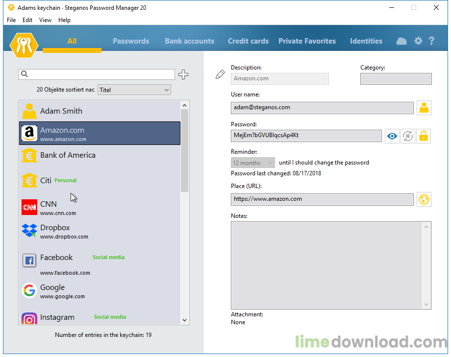 Steganos Password Manager