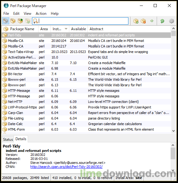 ActivePerl pro Windows