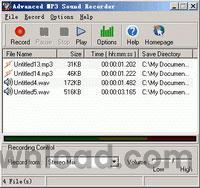 Advanced MP3 Sound Recorder