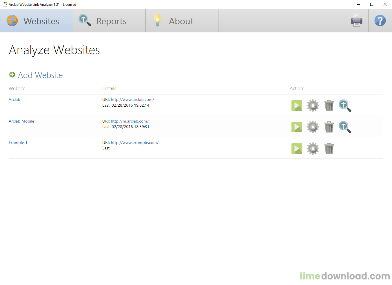 Arclab Web Link Analyzer