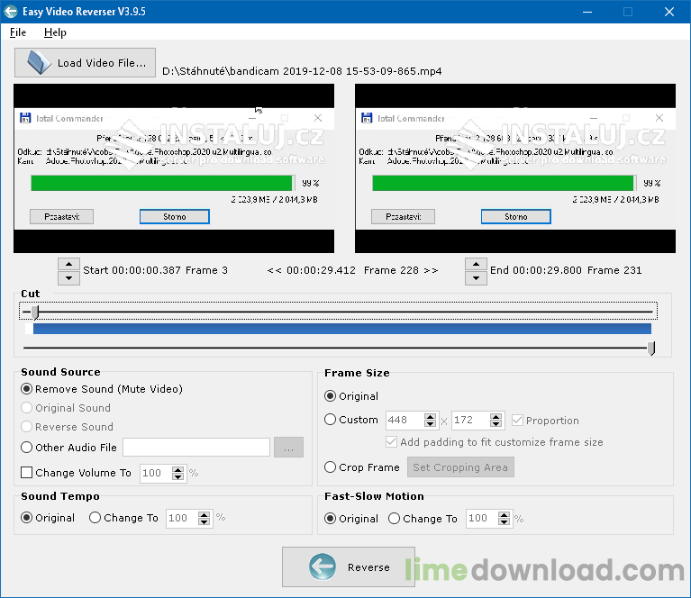 Easy Video Reverser