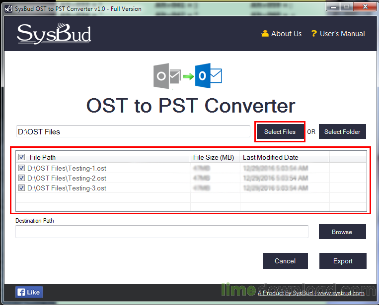SysBud OST to PST Converter