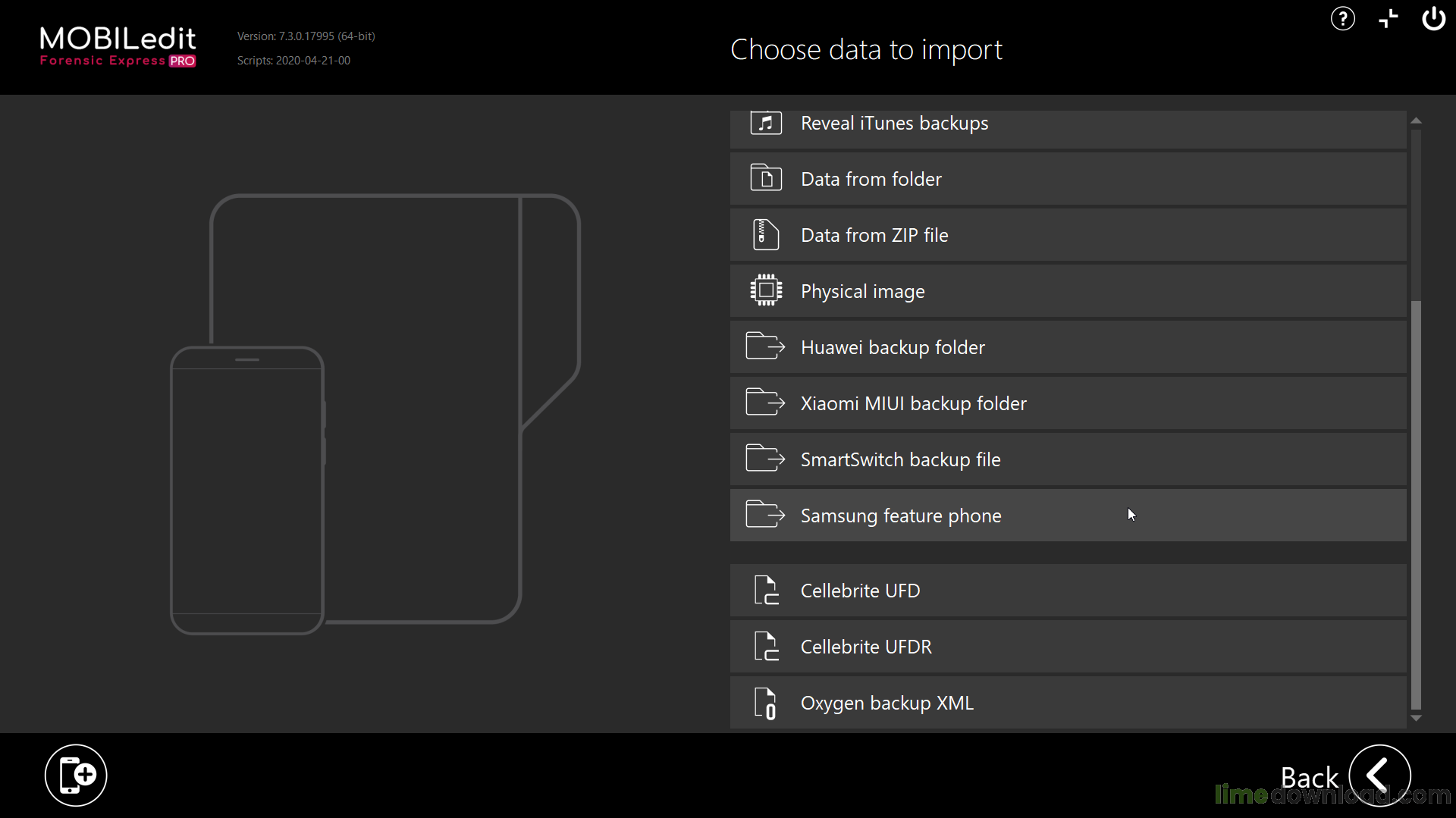MOBILedit Forensic Express