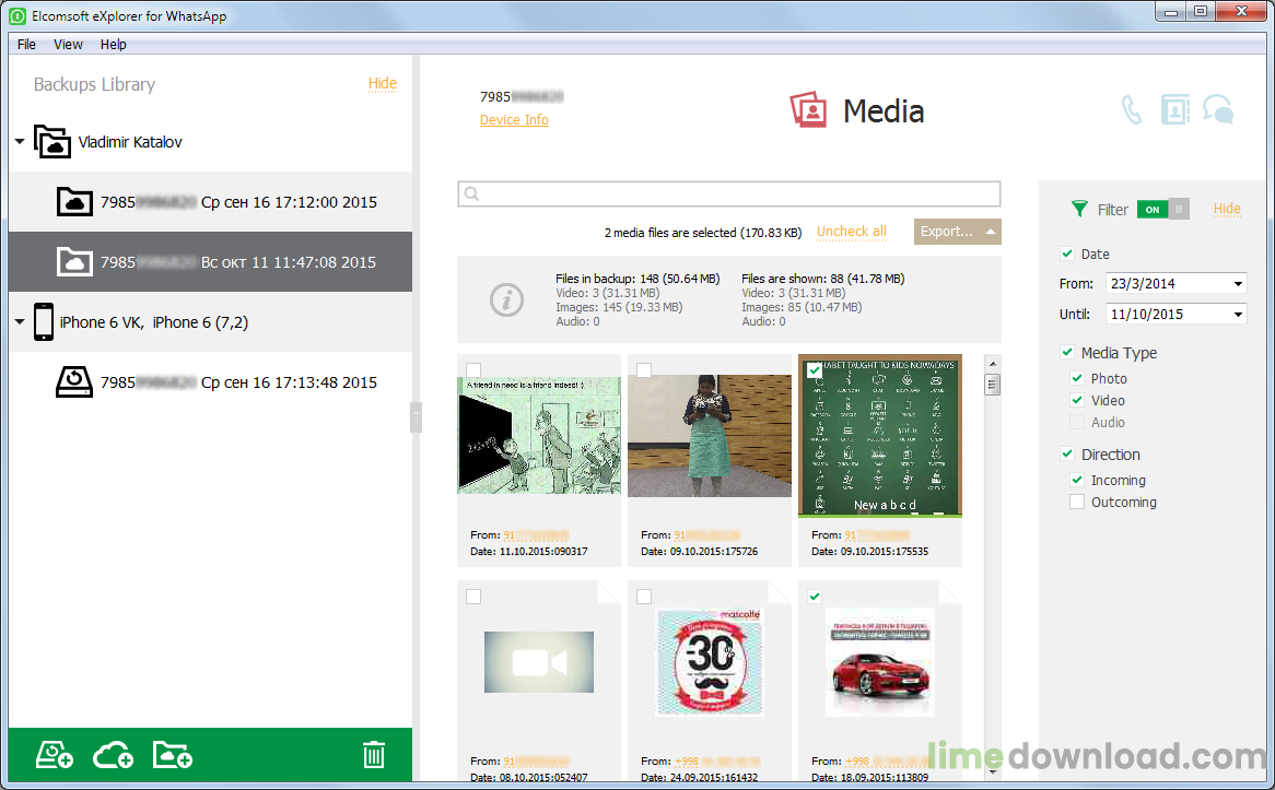 Elcomsoft Explorer for WhatsApp