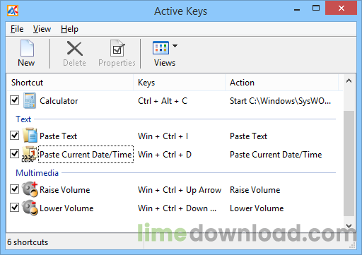 Active Keys