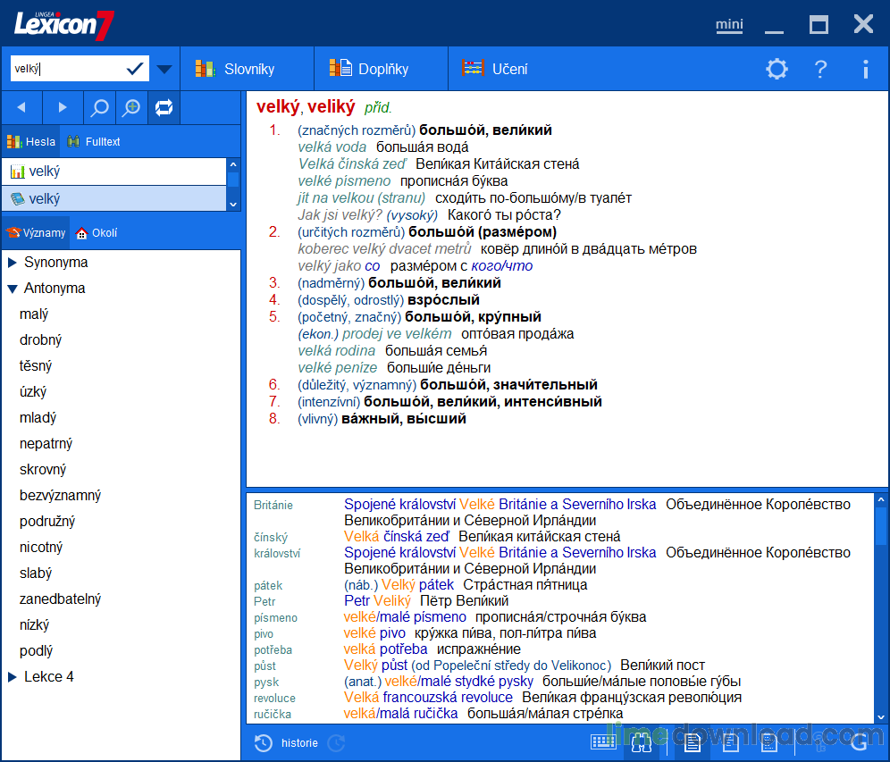 Lexicon 7 Ruský praktický slovník