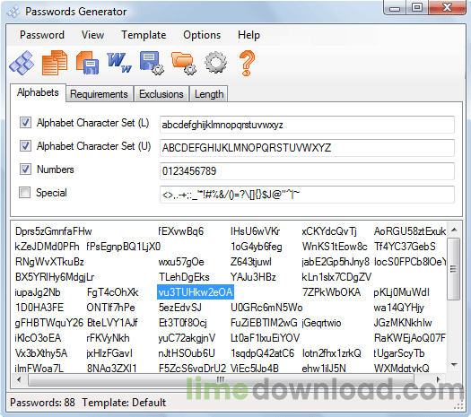 Passwords Generator