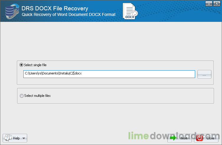 DOCX File Recovery