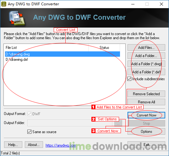Any DWG to DWF Converter