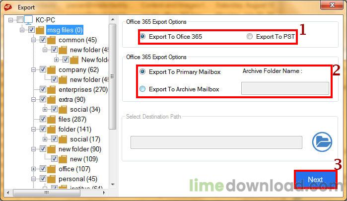 MailsDaddy MSG to Office 365 Migration