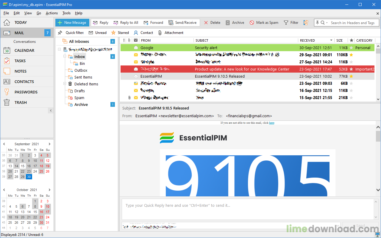 EssentialPIM Pro Business