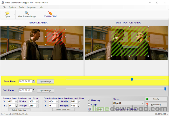 Video Zoomer and Cropper