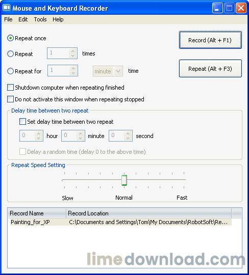 Mouse and Keyboard Recorder