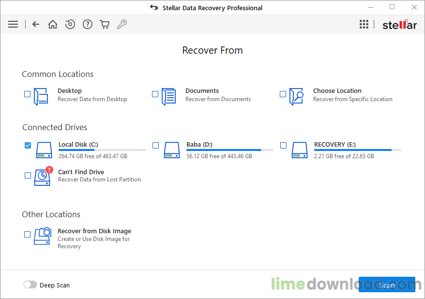 Stellar Data Recovery Professional