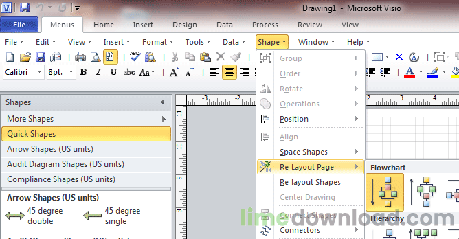 Classic Menu for Visio 2010 and 2013