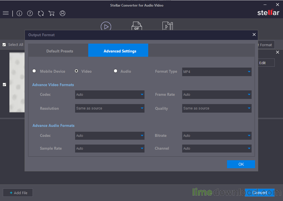 Stellar Audio Video Converter