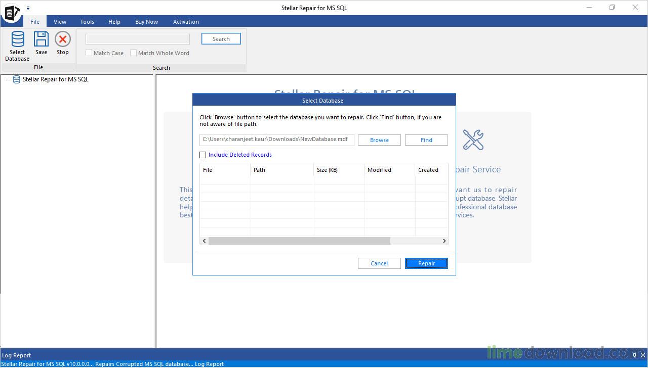 Stellar Repair for MS SQL