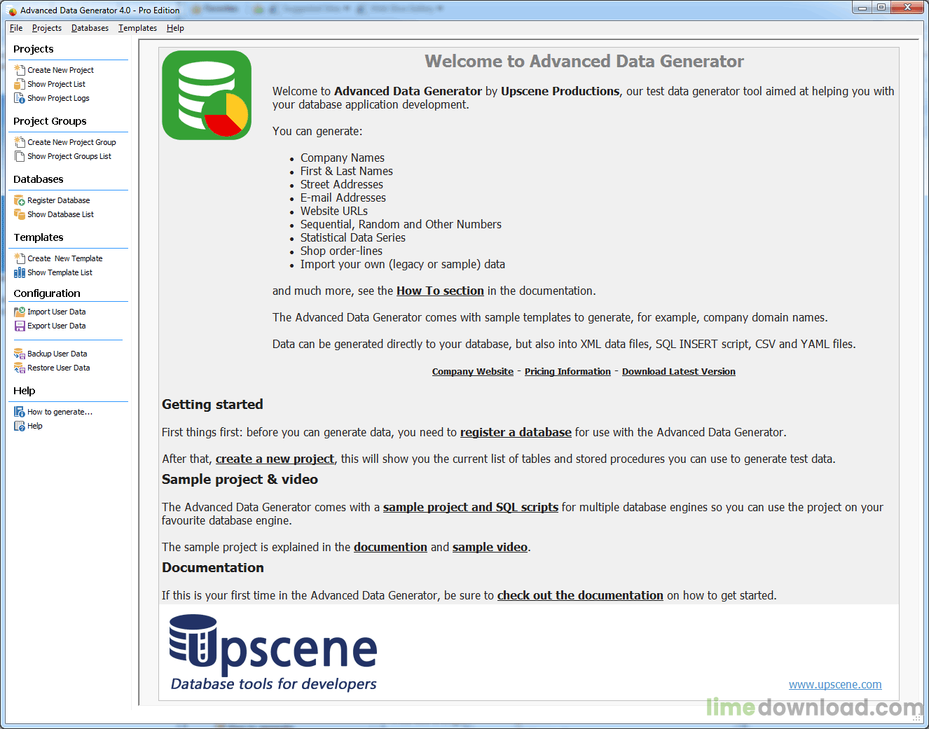 Advanced Data Generator