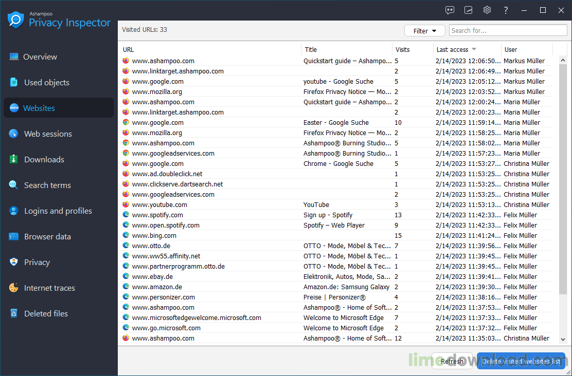Ashampoo Privacy Inspector