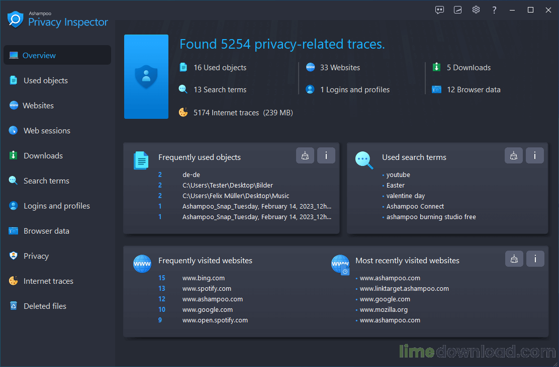 Ashampoo Privacy Inspector