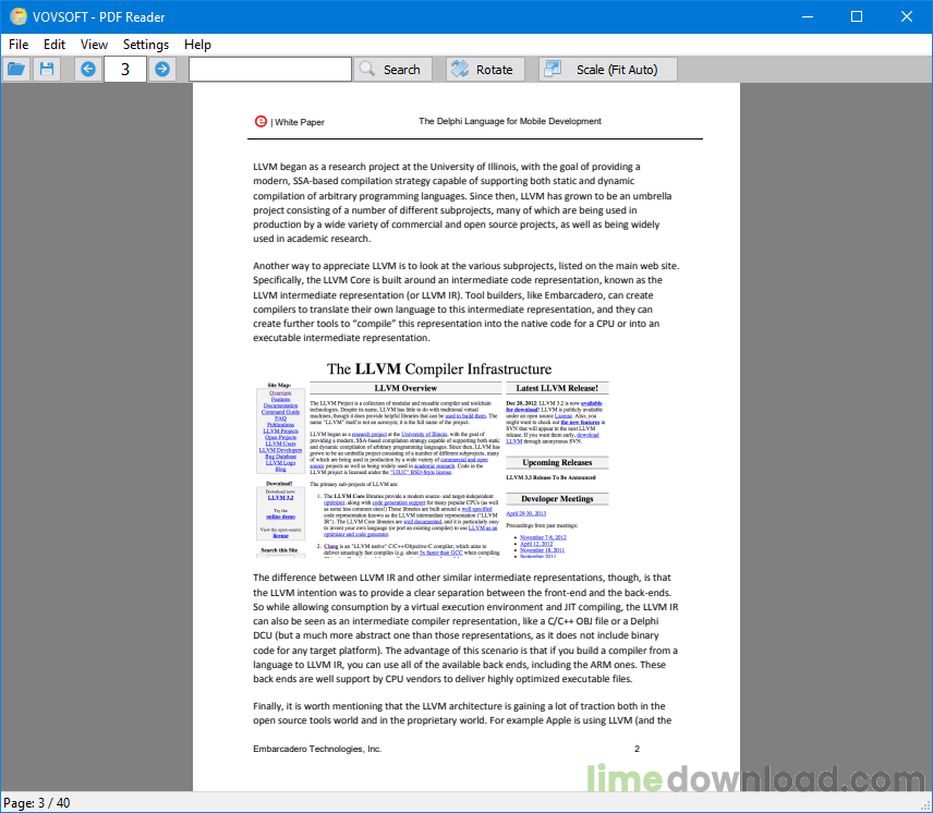 Vovsoft PDF Reader