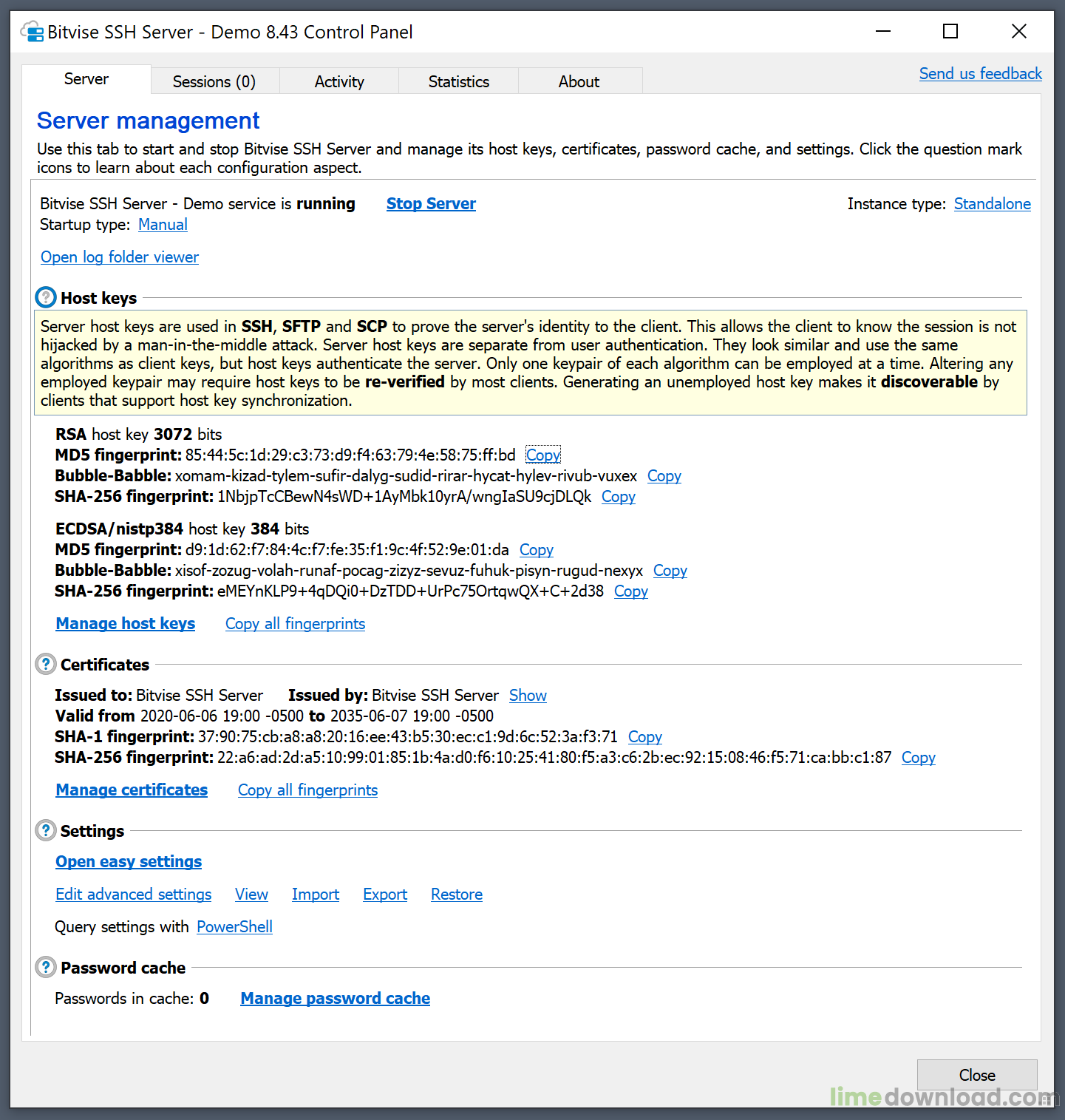 Bitvise SSH Client