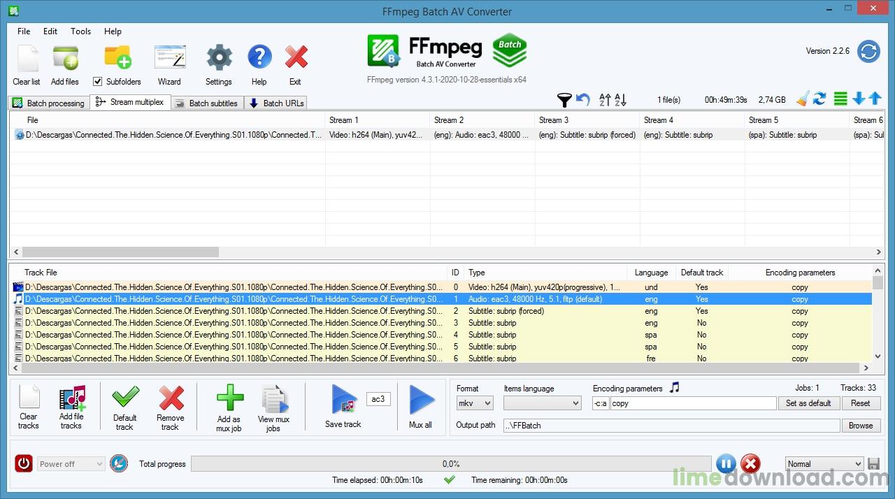 FFmpeg Batch AV Converter