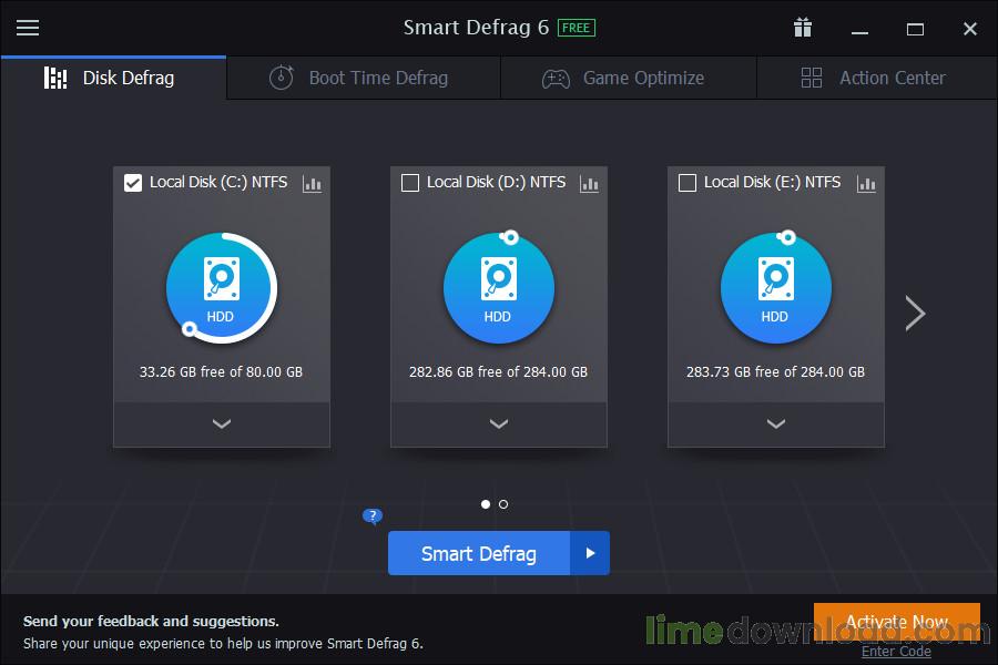 IObit SmartDefrag