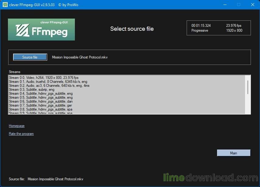 Clever FFmpeg GUI