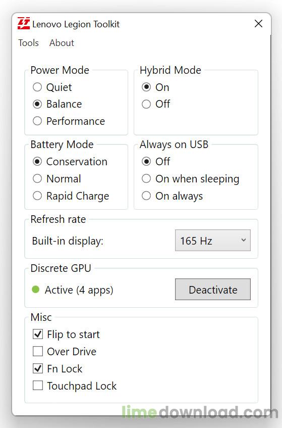 Lenovo Legion Toolkit