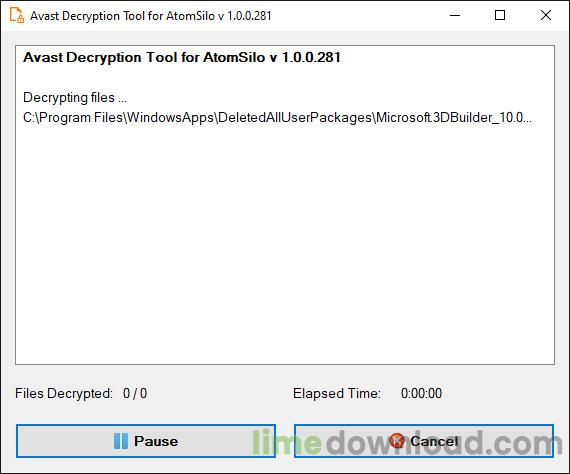 Avast Decryption Tool for AtomSilo