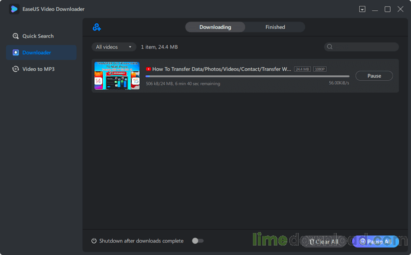EaseUS Video Downloader