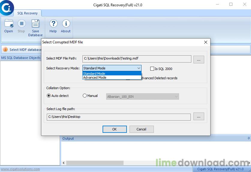 Cigati SQL Recovery