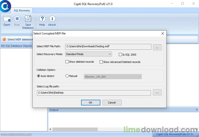 Cigati SQL Recovery