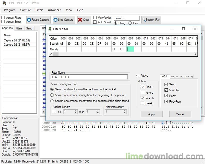 Open Source Packet Editor