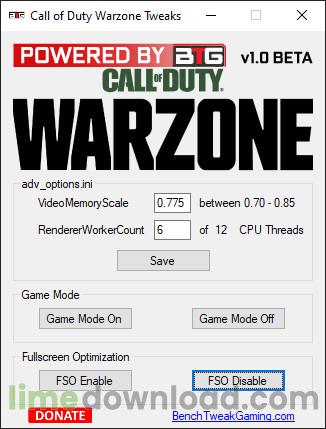 Call of Duty Warzone Tweaks