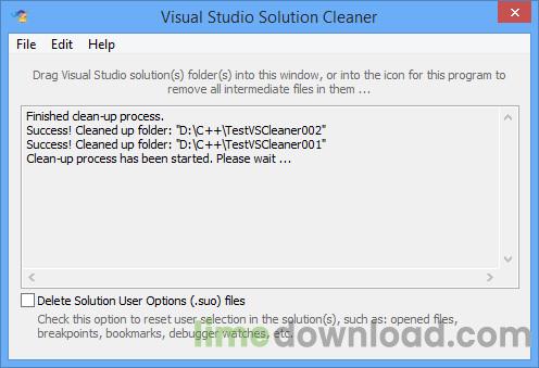 Visual Studio Solution Cleaner