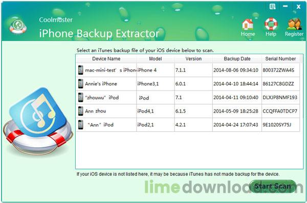 Coolmuster iPhone Backup Extractor
