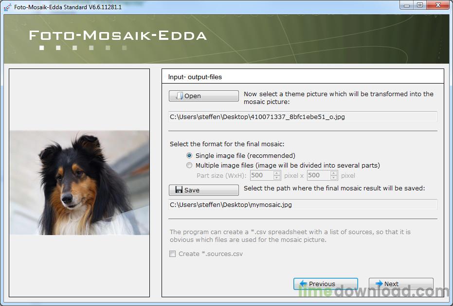 Foto-Mosaik-Edda