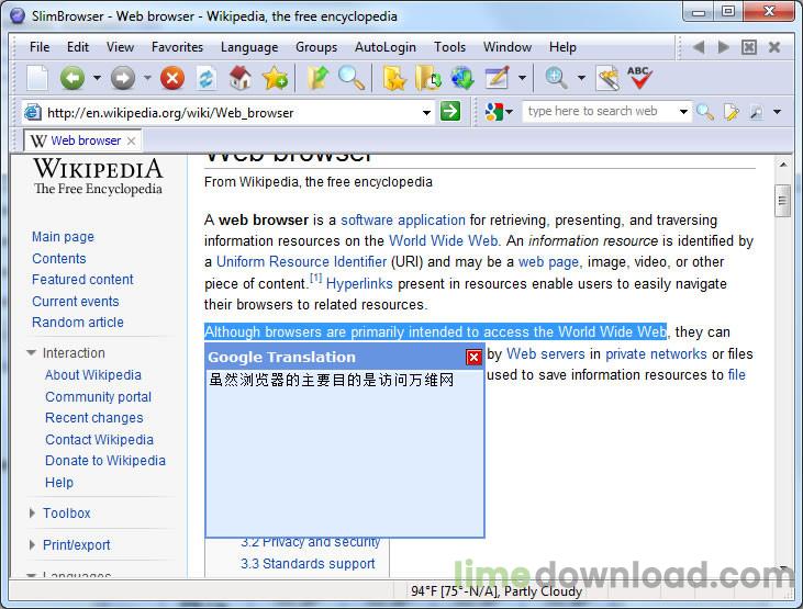 SlimBrowser Portable