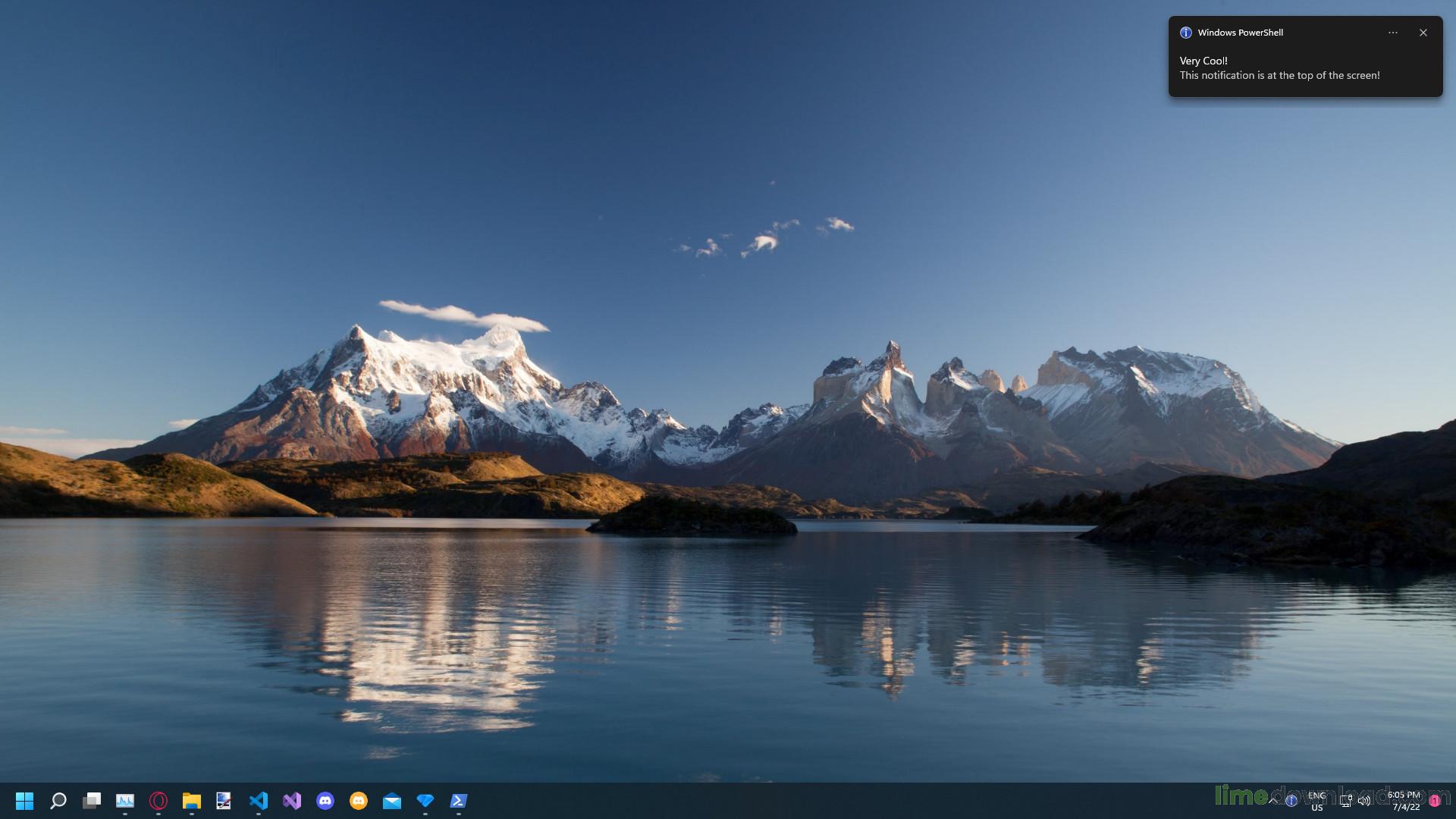 Notifications At The Top Of The Screen