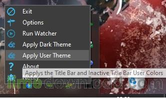 Dark Title Bar Enabler