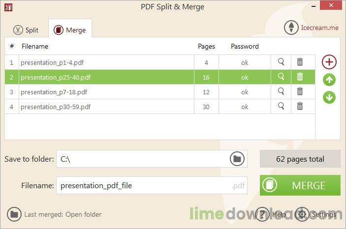 IceCream PDF Split & Merge