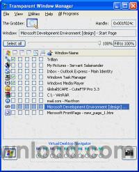 Transparent Window Manager